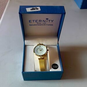 Eternity Gold Watch with Swarovski Crystals